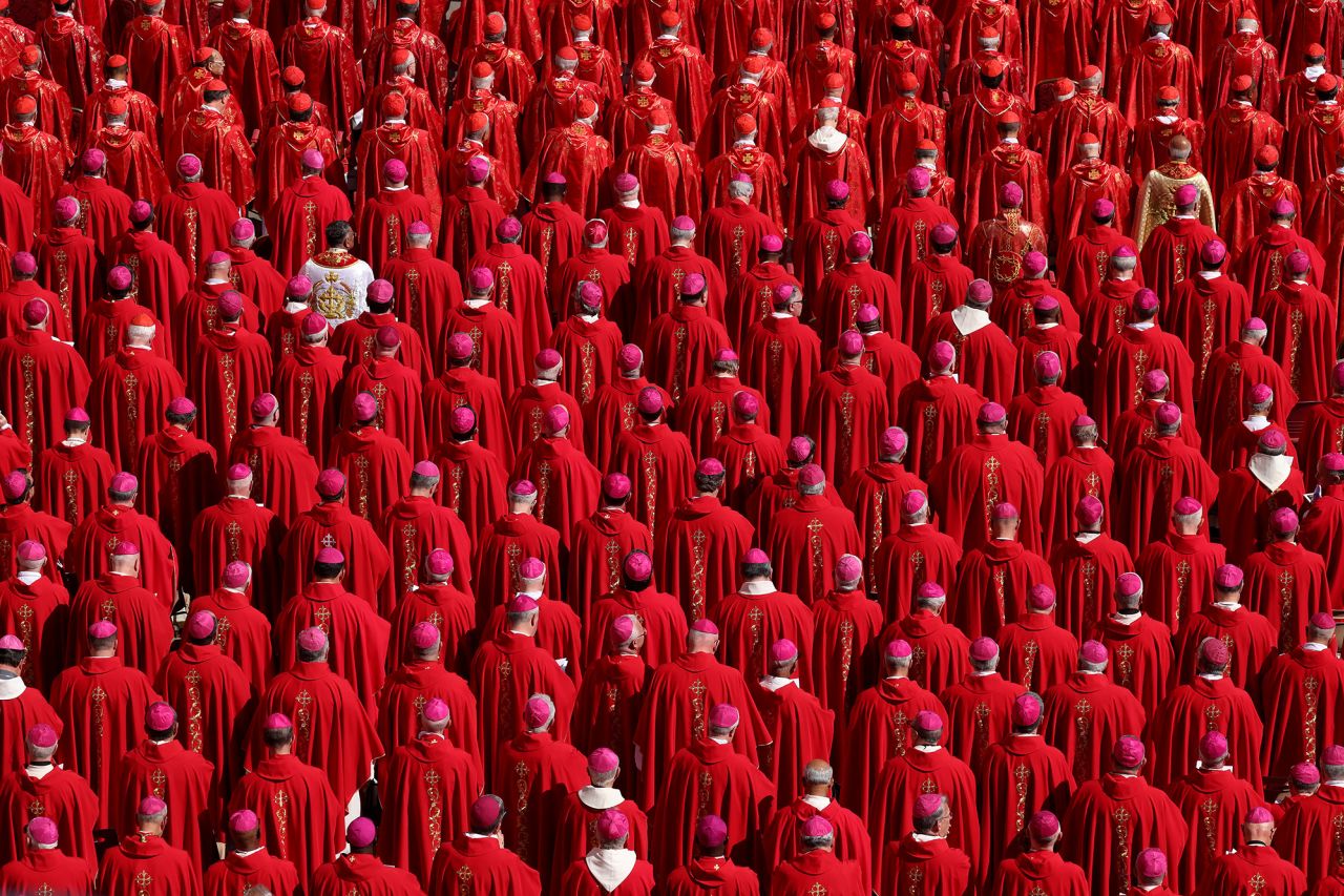 Pope Francis appointed most of the cardinals who are choosing his successor